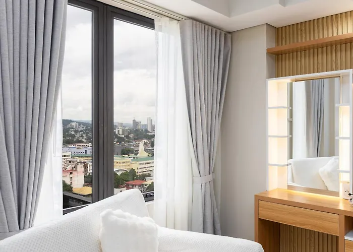 30sqm Studio, Queen Sized Bed, 15th Floor, Baseline Prestige Fuente Osmena アパート *